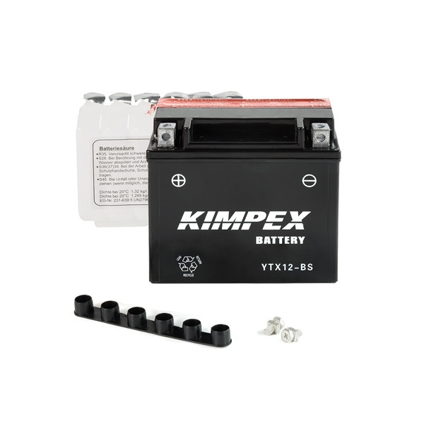 Kimpex Battery Maintenance Free AGM YTX12-BS - 913050