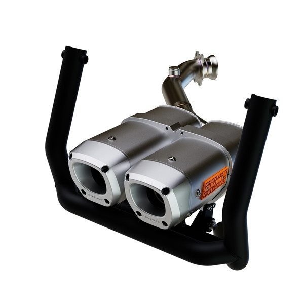 RJWC Dual Exhaust with Bumper Fits Can-am - 455160