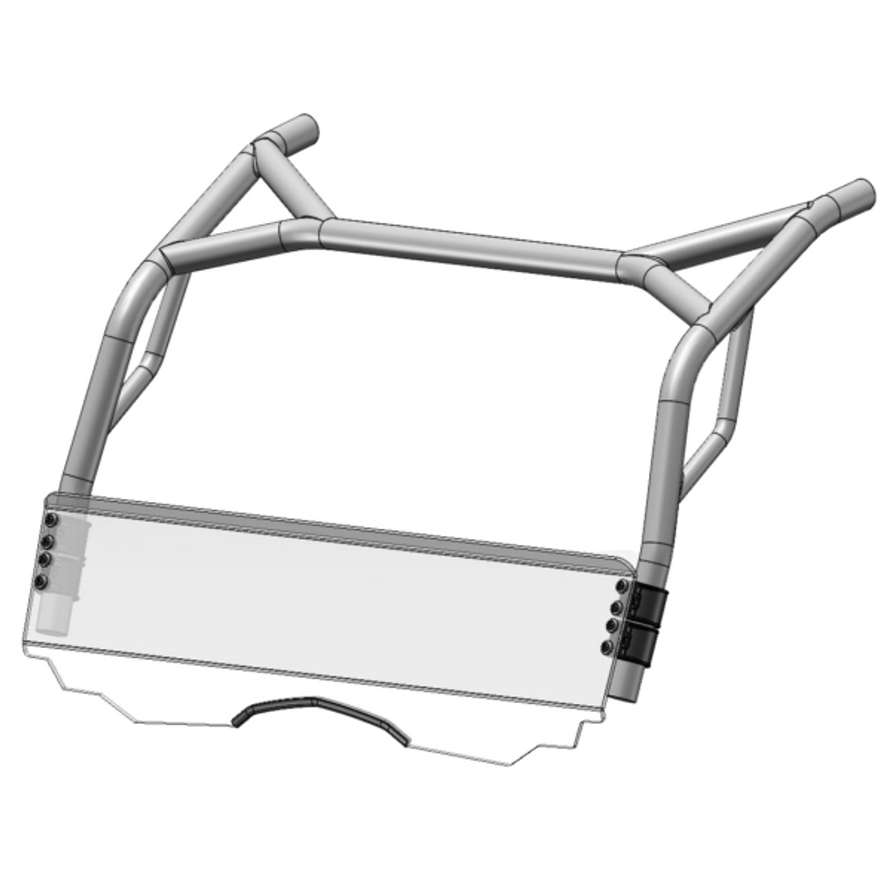 Direction 2 Short Windshield - Scratch Resistant Fits CFMoto - 174037