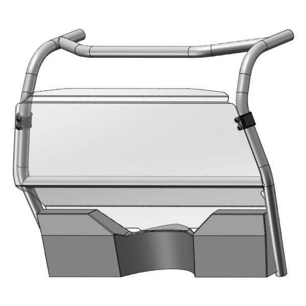 Direction 2 Rear Windshield Fits CFMoto - 174047