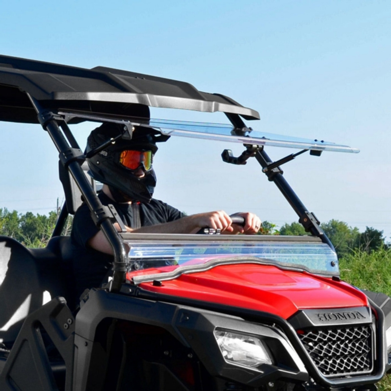 Super ATV Flip up Windshield Fits Honda - 314024