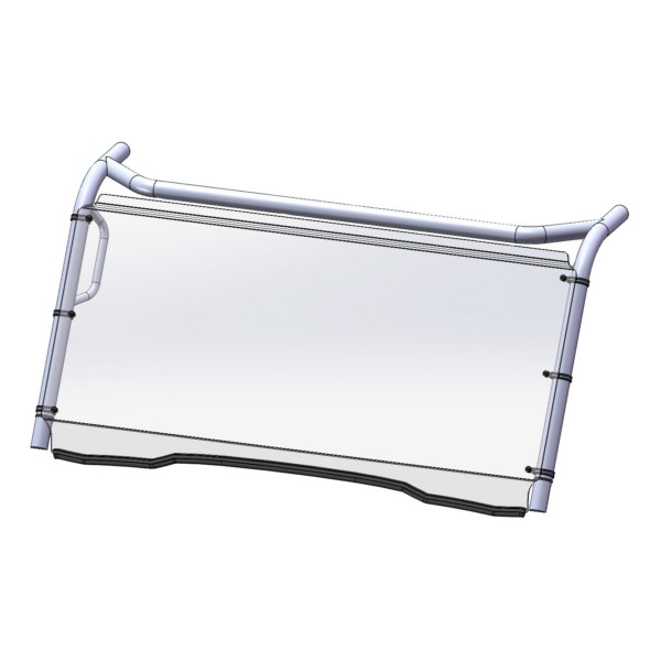 Direction 2 Full Windshield Fits Kawasaki - 174067