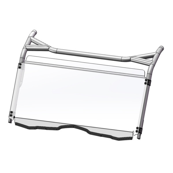 Direction 2 Full Windshield - Scratch resistant Fits CFMoto - 174069