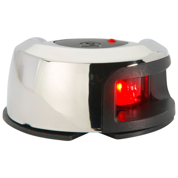 Attwood LightArmor Deck Mount Navigation Lights Side Lights - Black, White - 763480