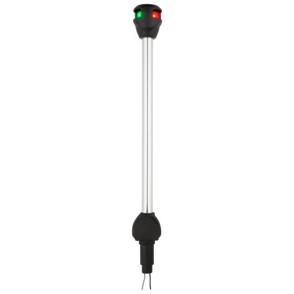 Attwood LightArmor Pole Light Bow lights, Angled bow light - Black, Silver - 763485