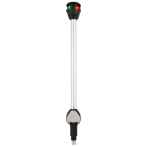 Attwood 10" LightArmor Pole Light Bow lights, Straight Bow Light - Black, Silver - 763488
