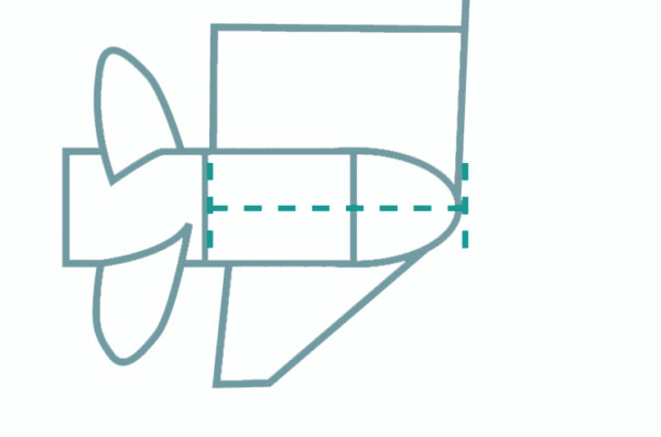 Panther Safe-Skeg Stainless steel - 709571