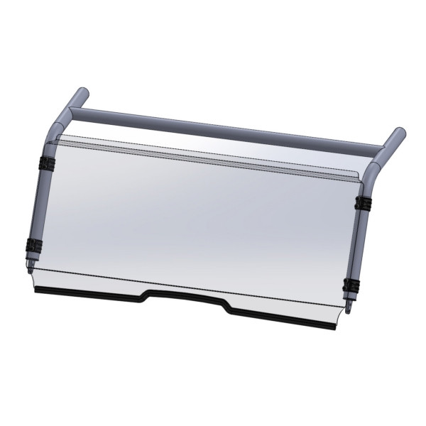 Direction 2 Full Windshield - Scratch resistant Fits Yamaha - 174079