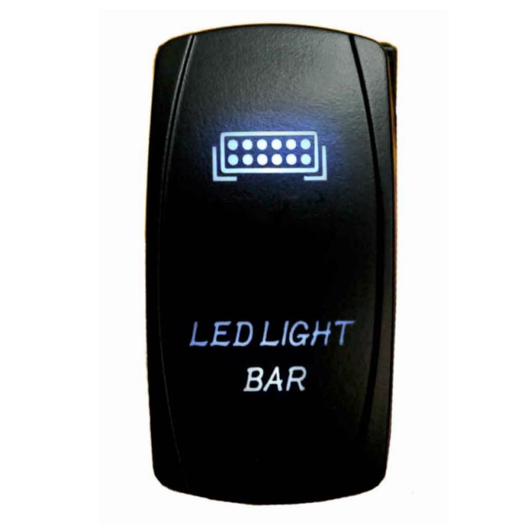 Quake LED Light Bar LED Switch Rocker - QRS-LLB-B - 222034