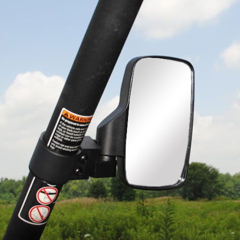 Super ATV Plastic lateral Mirror 8.5" x 4.25" 1.75" Clamp-On - 314147