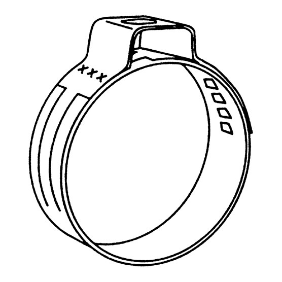 BRP Evinrude Oetiker Clamp N/A - 821107