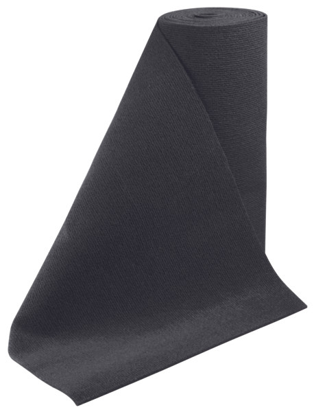C.E. Smith Roll Carpet, Black,18" x 18' - 709709