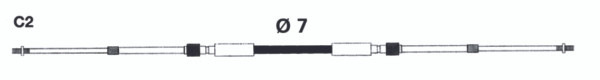 Uflex Universal 33C Control Cable - C2 - 718582