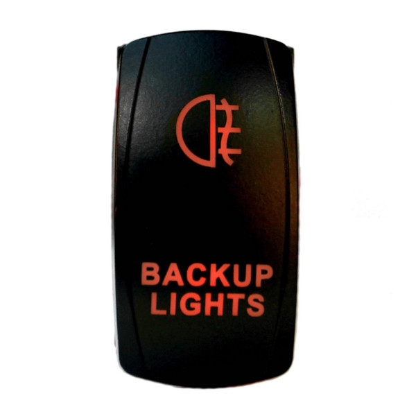 Quake LED Backup LED Switch Rocker - QRS-BL-R - 222050