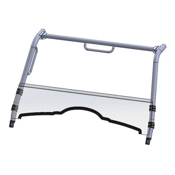 Direction 2 Short Windshield - Scratch Resistant Fits Kymco - 174145