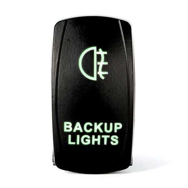 Quake LED Backup LED Switch Rocker - QRS-BL-G - 222051