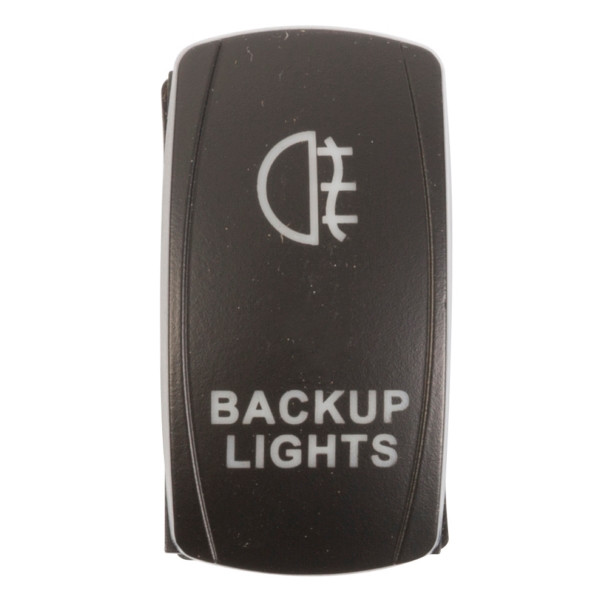 Quake LED Backup LED Switch Rocker - QRS-BL-B - 222052