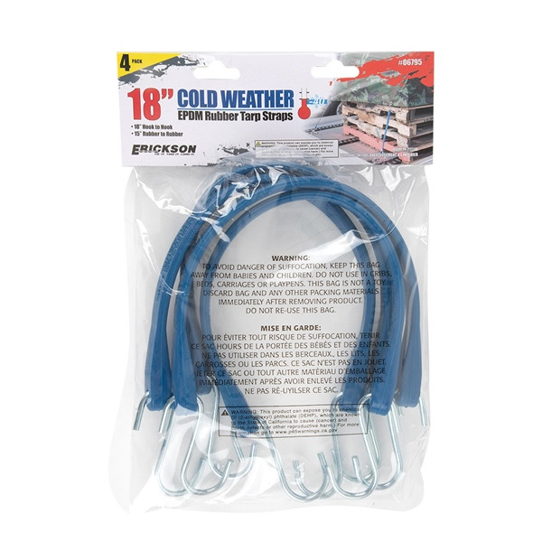 ERICKSON Tarp Straps 18" - 734648