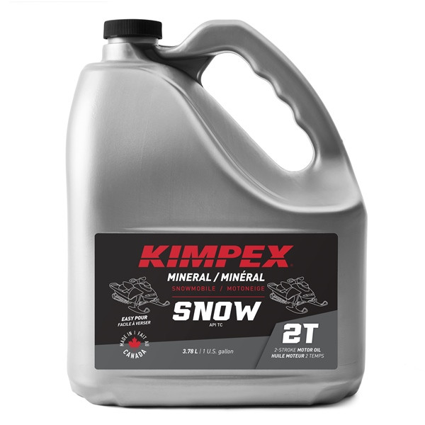 Kimpex Mineral Engine Oil - Snowmobile - 3.78 L  - 260601