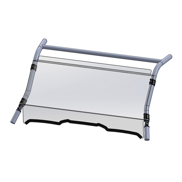 Direction 2 Full Windshield - Scratch resistant Fits Yamaha - 174155