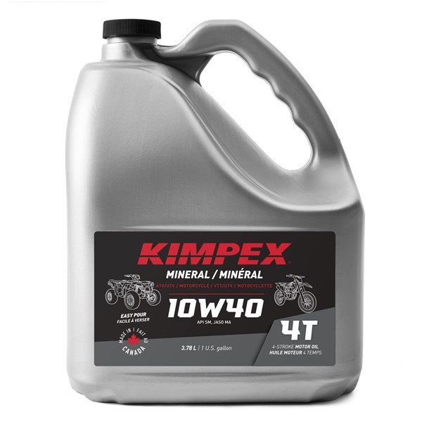 Kimpex 4-M 10W40 Moto/ATV Engine Oil 10W40 - 3.78 L  - 260610