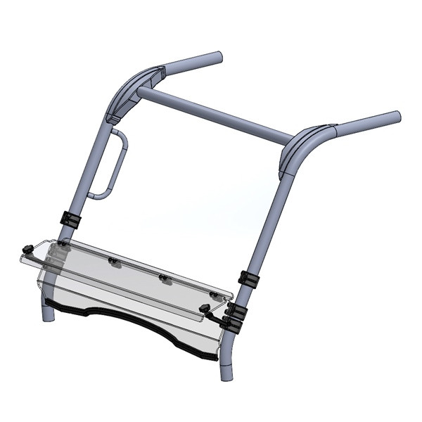 Direction 2 Half Windshield - Scratch resistant Fits Kawasaki - 174158