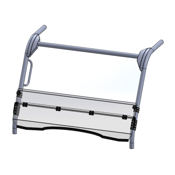 Direction 2 Half Windshield - Scratch resistant KAWASAKI - 174158