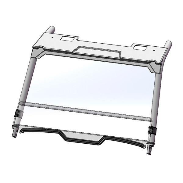 Direction 2 Short Windshield Fits Polaris - 174167