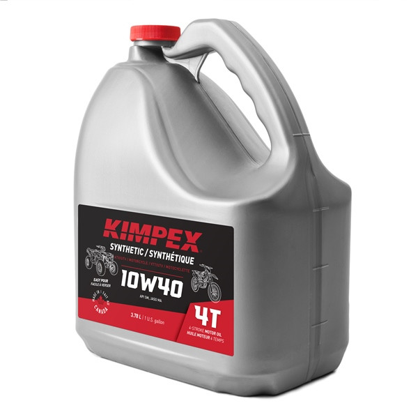 Kimpex 10W40 Moto/ATV 4-STROKES Engine Oil 10W40 - 3.78 L  - 260621