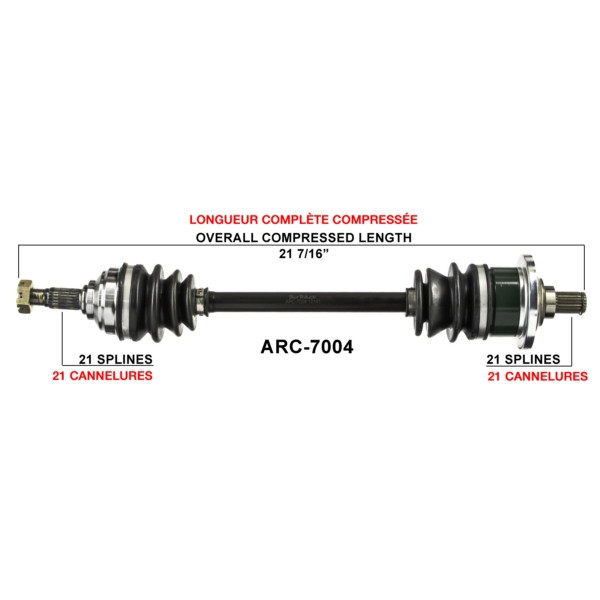 TrakMotive Complete Axle ARCTIC CAT - 216047