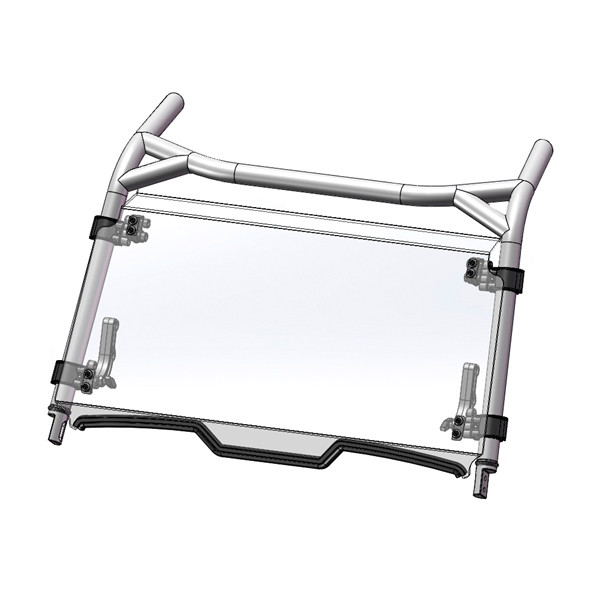 Direction 2 Tilt Windshield - Scratch Resistant Fits Polaris - 174175