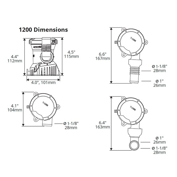 Attwood Tsunami MK2 Bilge Pump - 764107