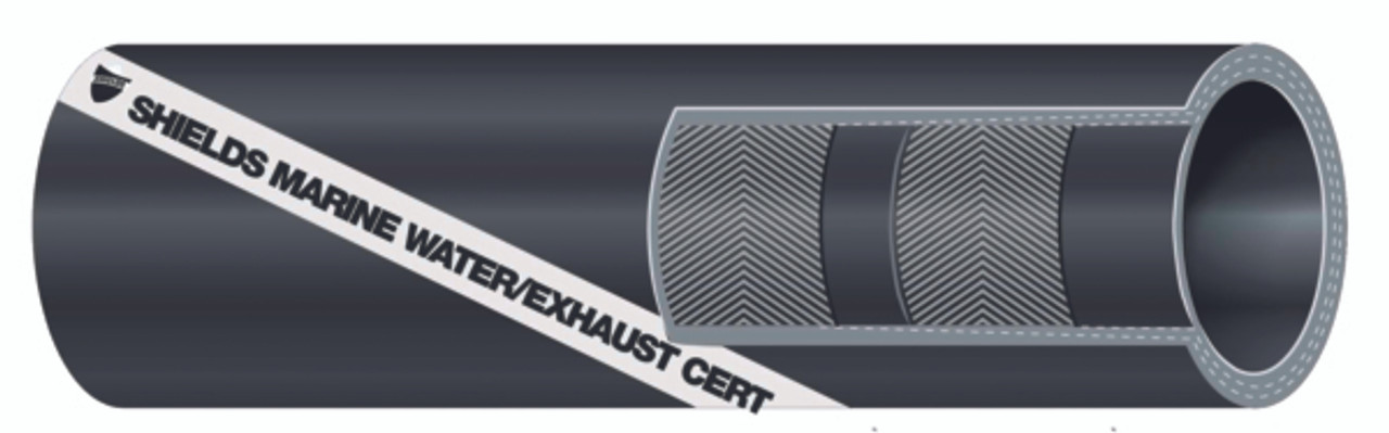 Sierra Shields Marine Exhaust/Water Hose (No Wire) - 709466