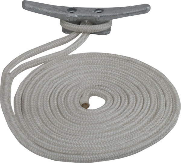Sea Dog Double Braided Nylon Dock Line 10' - 3/8" - Nylon - Double Braided - 729368
