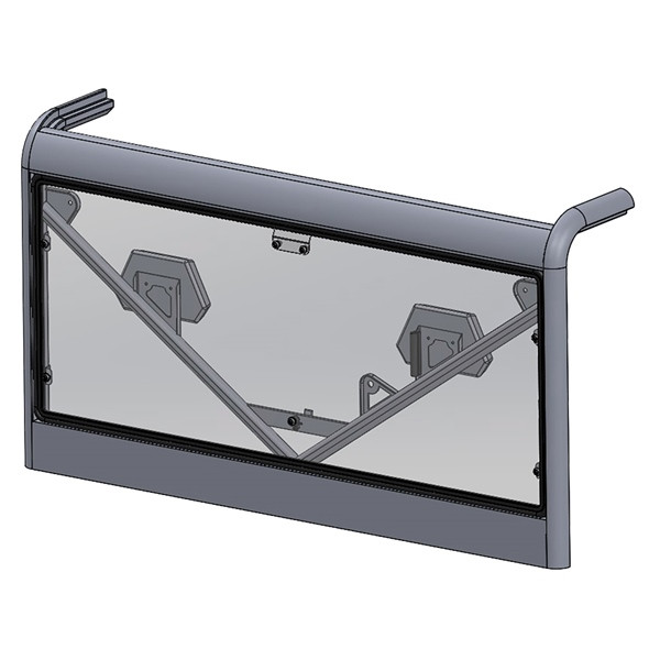 Direction 2 Rear Windshield Fits CFMoto - 174186
