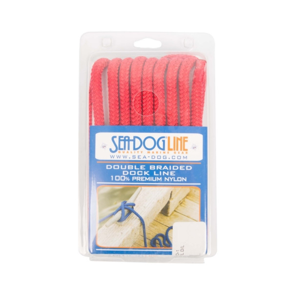Sea Dog Double Braided Nylon Dock Line 15' - 3/8" - Nylon - Double Braided - 729375