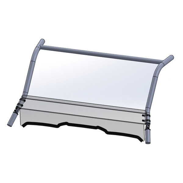 Direction 2 Short Windshield Fits Yamaha - 174189