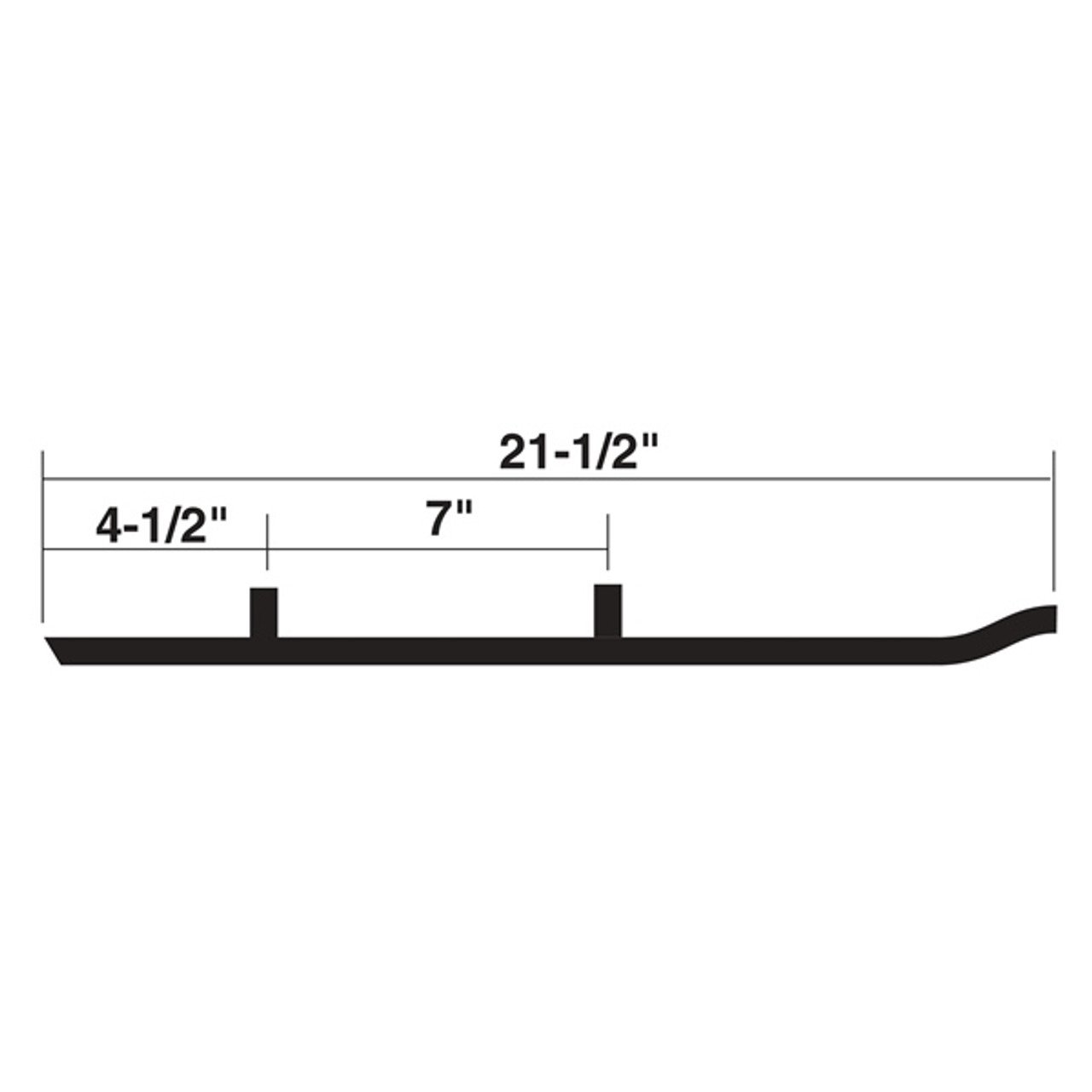 Kimpex Standard Wear Bar Fits Ski-doo - 274135