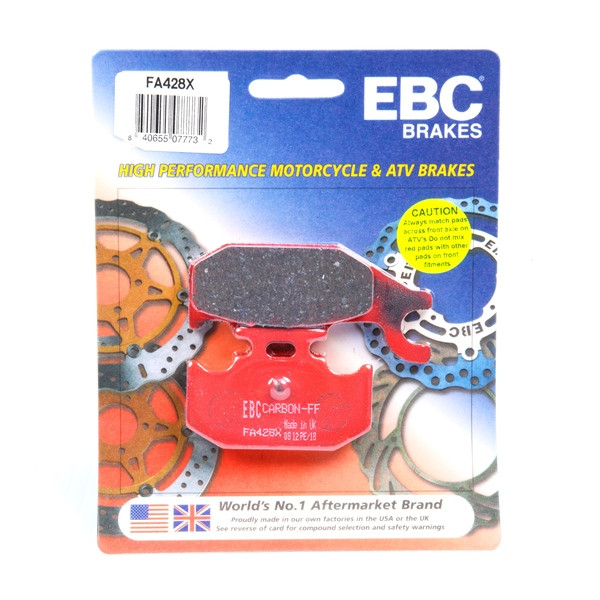 EBC  "X" Carbon Graphite Brake Pad Organic - Rear left - 077683