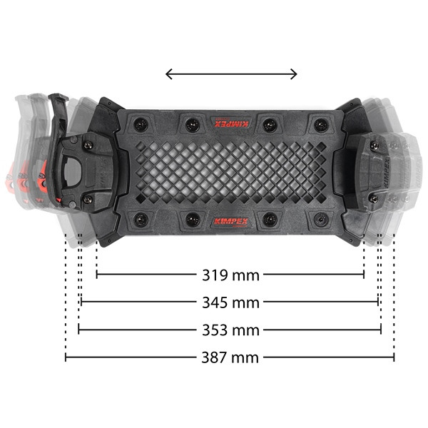 Multifunctional mounting and stacking support on gas tank for Kimpex Connect accessory - 402223