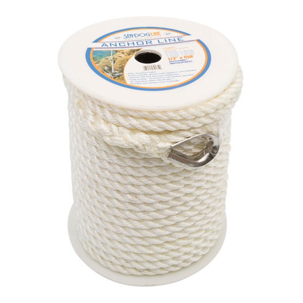 Sea Dog Double Braided Nylon Anchor Line 150' - 3/8" - Nylon - Double - 729401