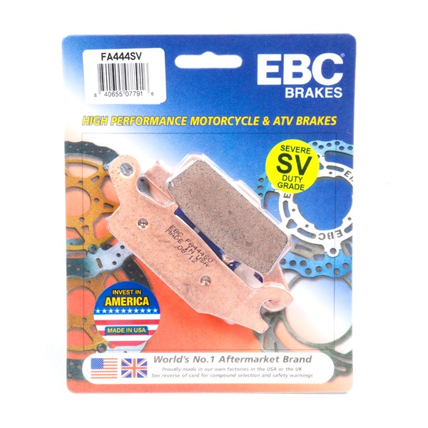 EBC  "SV" Severe Duty Brake Pad Sintered metal - Front Right, Rear Outer - 077688
