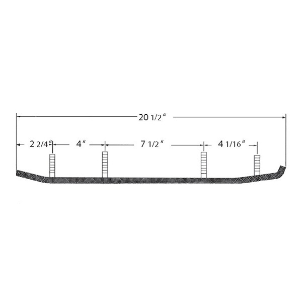 Kimpex Wear Bar Flex - SKI-DOO - 272147