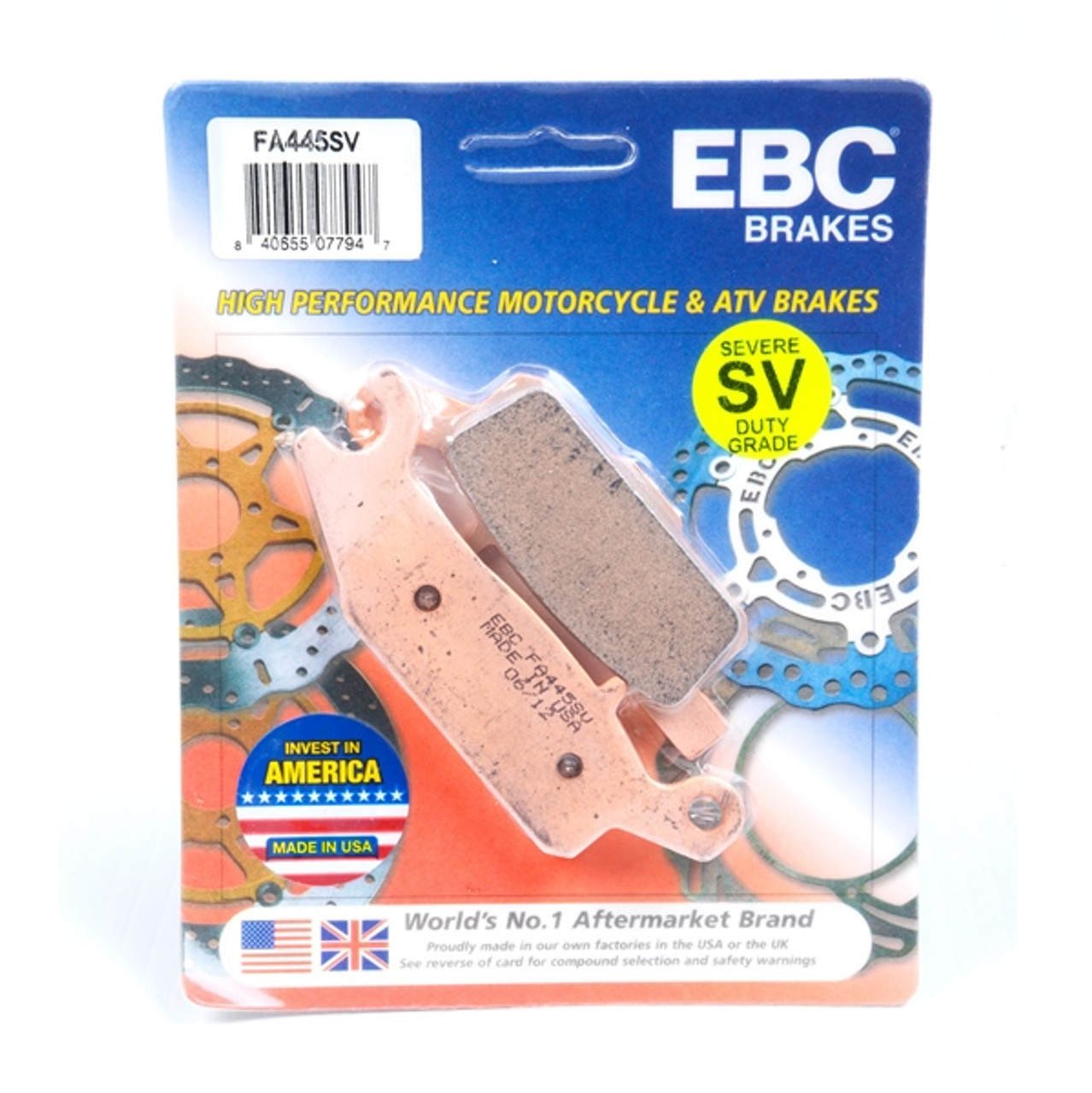 EBC  "SV" Severe Duty Brake Pad Sintered Metal Pads - Rear - 077691