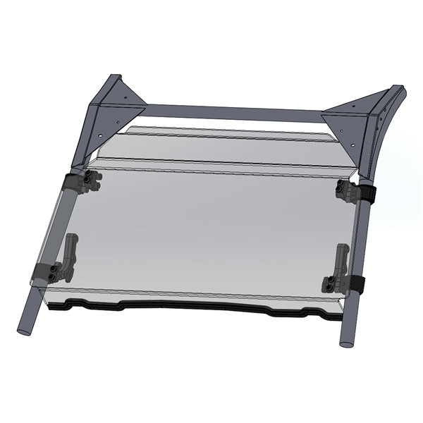 Direction 2 Tilt Windshield - Scratch Resistant KAWASAKI - 174220