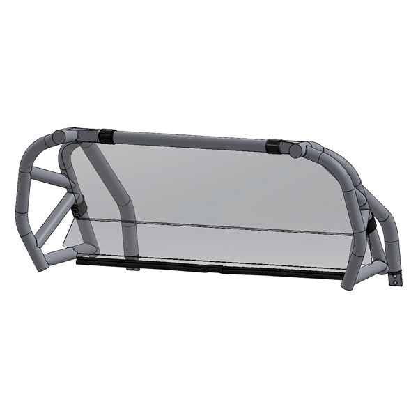 Direction 2 Rear Windshield Fits Polaris - 174223