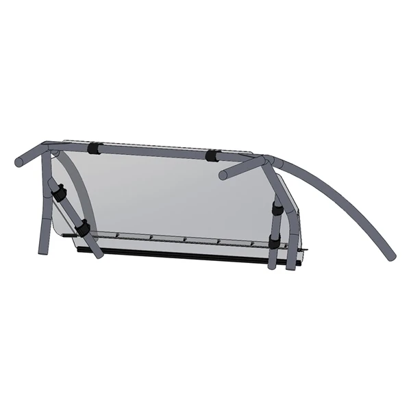 Direction 2 Rear Windshield - Scratch Resistant KAWASAKI - 174224