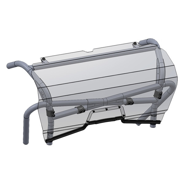 Direction 2 Rear Windshield Fits CFMoto - 174240