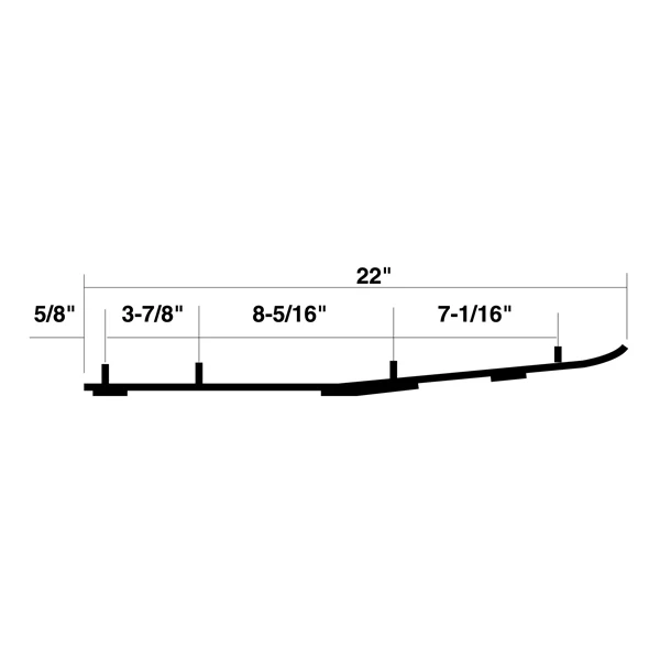 Kimpex Carbide Runner KAWASAKI/SNO-JET, YAMAHA - 274463