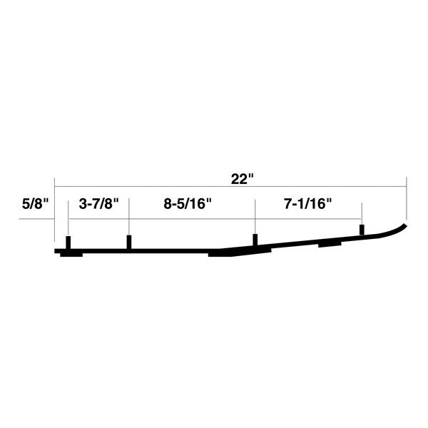 Kimpex Carbide Runner KAWASAKI/SNO-JET, YAMAHA - 274463